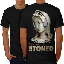 Stoned Weed Stoner Rasta Shirt Ancient Men T-shirt Back - £10.44 GBP
