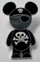 Disney Vinylmation Mickey Mouse Pirate Skull and Crossbones Pin 2008 - £7.97 GBP
