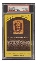 Ralph Kiner Autografato 4x6 Pittsburgh Pirates Hof Placca Scheda PSA / - £30.51 GBP