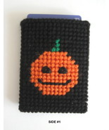 Plastic Canvas Pumpkin Gift Card Holder - Handcrafted Pumpkin Gift Card ... - £8.62 GBP
