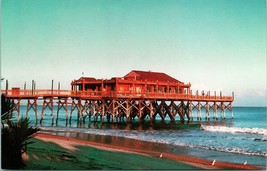 Postcard 1950s Pier 14 Restaurant and Lounge Myrtle Beach South Carolina SC Q17 - £8.80 GBP