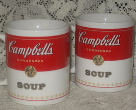 Campbell's Soup -Mugs -Ceramic- Set of Two - $16.00