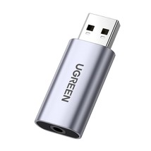 UGREEN USB to Audio Jack USB External Sound Card 3.5mm Audio Adapter 2 in 1 USB  - £16.02 GBP