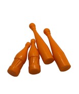 Vintage Orange Faux Glass Bottles Miniatures Barbie Food - €4,95 EUR