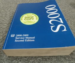 2000 2001 2002 2003 2005 2006 2009 Honda S2000 Service Shop Repair Manual - £180.11 GBP