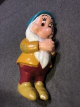 Snow White Disney Dwarf Dwarves Cake Topper Pvc Vintage Figure 2” Bashful - £10.85 GBP