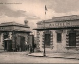 Vtg WWII Postcard Caserma Mussolini Mussolini Barracks Palazzo della Mli... - $4.17