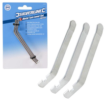 Silverline Metal Tyre Levers Removal Tool Cycling Bicycle Mountain Bike ... - $7.44