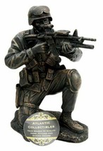 Ebros Military Soldier Kneeling and Taking Aim Statue 5.5&quot; Tall Marine F... - $36.99