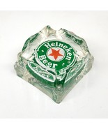 Heineken Beer Bottle Cap In Acrylic Ice Cube Paperweight - 1990s Rare Vi... - £19.84 GBP