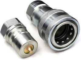 Hydraulic Coupler,Ceker 3/4&quot; Npt Iso 7241-B Quick Connect And Disconnect... - $43.79