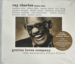 Ray Charles - Genius Loves Company [10th Ann. Deluxe] (CD + DVD) Brand NEW - £9.32 GBP