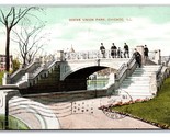 Scene IN Union Park Chicago Illinois IL DB Postcard Y6 - $3.39