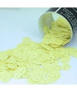 Confetti Smiley Face Yellow - 2 Sizes  - 2 Pchs or 1/2 lbs - FREE SHIP - €7,21 EUR+