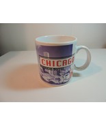 1998 Starbucks Chicago Collage Series Icon Skyline 20 ounce Coffee Mug Cup - £11.04 GBP