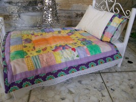 Handmade 18&quot; American Girl Doll Bed Quilt - $30.00
