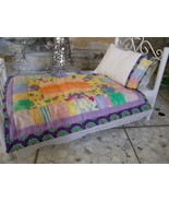 Handmade 18&quot; American Girl Doll Bed Quilt - $570.22 MXN