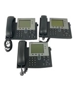 Lot of 3 Cisco 7942G IP VoIP Telephone Phone 7942 (CP-7942G) - £19.60 GBP
