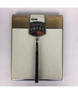 Vintage Health-O-Meter Bathroom Scale White &amp; Gold Retro 50s, 60s Used - $24.75