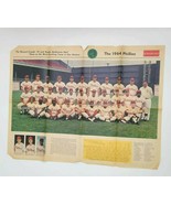 Rare Vintage 1964 Phillies The Philadelphia Inquirer Foldout 28.5”x 21.5” - $108.65 CAD