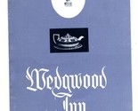 Wedgwood Inn Menu Mailer 4th St &amp; 18th Ave S in  St Petersburg Florida 1... - £37.35 GBP