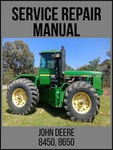 John Deere 8450 8650 Tractor Service Repair Technical Manual TM1355 On USB Drive - £14.10 GBP