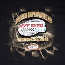 JEFF BYRD (NASCAR) T-SHIRT ~ Sz L / Large ~ VGC ~ Designs front &amp; rear B... - $16.34