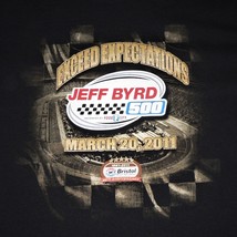 Jeff Byrd (Nascar) T-SHIRT ~ Sz L / Large ~ Vgc ~ Designs Front &amp; Rear Bristol - £12.83 GBP