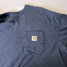 Carhartt K87-NVY Men's Tall Short Sleeve Pocket Workwear Blue Cotton T-Shirt 2XL image 4
