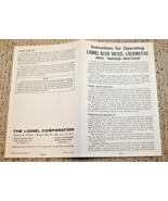 Lionel Postwar #218 Alco Instruction Sheet #218-11 4-59 Nice - $20.00