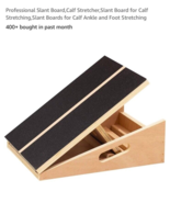 Professional Wooden Slant Board, Calf Stretcher Slant Board, Adjustable ... - $21.66