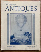 The Magazine Antiques November 1941 Vanished Kaskaskia Balloons Writing Desk - £7.81 GBP