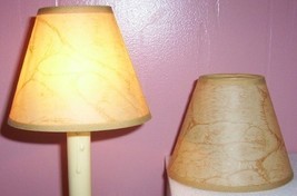 New Rawhide Look Mini Chandelier Lamp Shade - $8.00