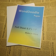 WondDoodle 8.5" x 11" Full Sheet White Paper: Quality from China for All Uses image 2