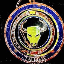 Beautiful Taurus the Bull astrological pendant - £22.94 GBP