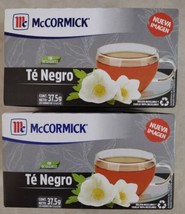 2X Mc Cormick Te Negro / Black Tea - 2 Cajas 25 Sobres c/u - Free Ship - $16.78