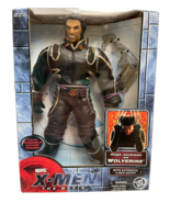 Wolverine Figurine 2000 Toy Biz 10” Hugh Jackman Marvel X-Men Black Suit... - $43.04