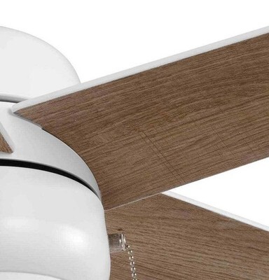 Hampton Bay Mena 44” LED Ceiling Fan Matte White Indoor Outdoor Reversible Blad Item image 5