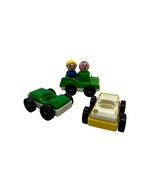 Fisher-Price Little People Vintage 3 Cars &amp; 2 Figures Set - £9.10 GBP