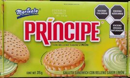 3X MARINELA PRINCIPE LEMON COOKIES ( GALLETAS SABOR LIMON ) 3 BOXES OF 3... - $40.42 CAD