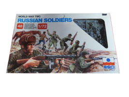 VINTAGE ESCI WORLD WAR II RUSSIAN SOLDIERS 1/72 SCALE FIGURINES NEW ITALY - $10.84