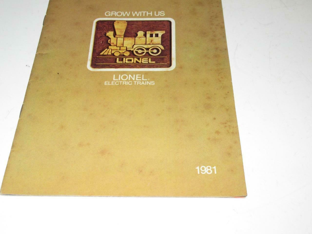 LIONEL TRAINS- 1981 MINI MPC 0/027 SCALE CATALOG-  GOOD - H37 - $2.97