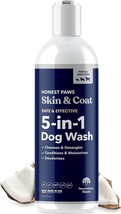 Honest Paws Dog Shampoo And Conditioner - 5-in-1 For Allergies And Dry, ... - £14.23 GBP