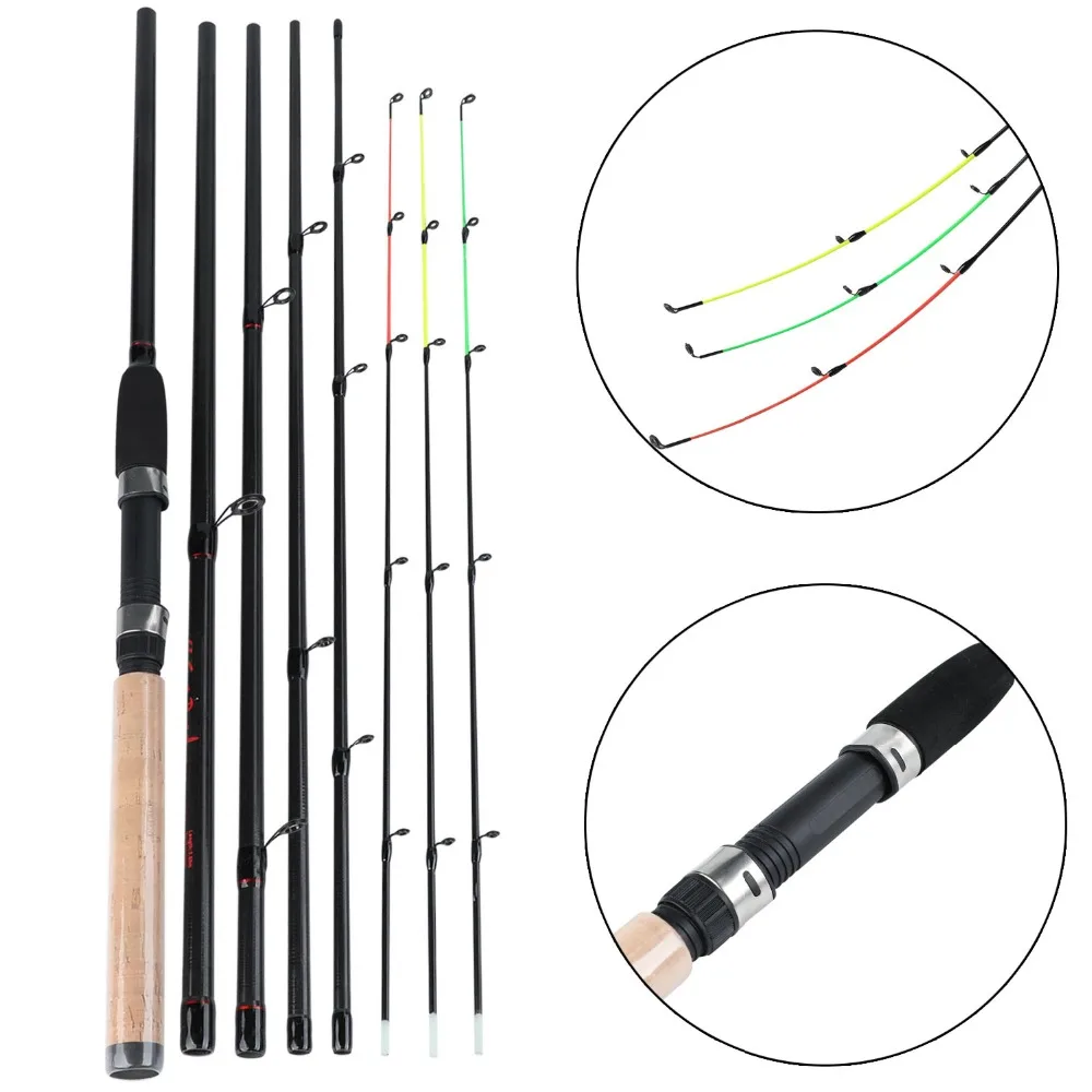 Ayilang feeder fishing rod l m h power spinning rod travel portable 3m carp fresh water thumb200