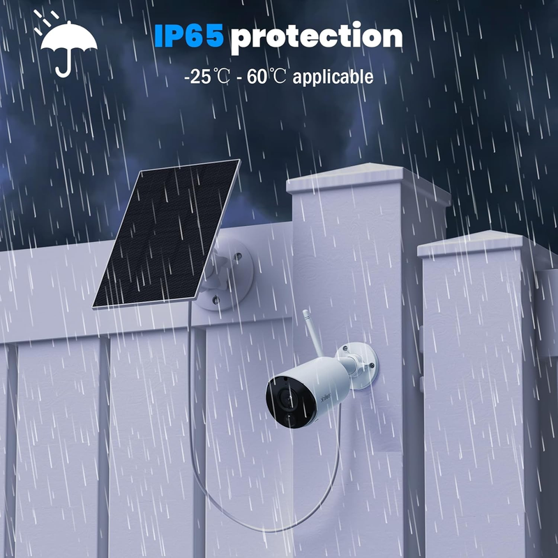 Solar Panels for Outdoor Security Camera, USB Solar Panel for Camera, Lp65 Water Item image 7