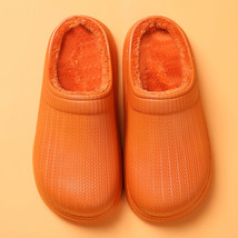 Oor slippers soft plush lovers home slipper anti slip waterproof warm house floor shoes thumb200