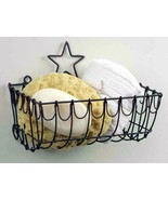 Primitive Rustic Wire Barn Star Basket Soap Holder Container Organizer C... - $310.76 MXN