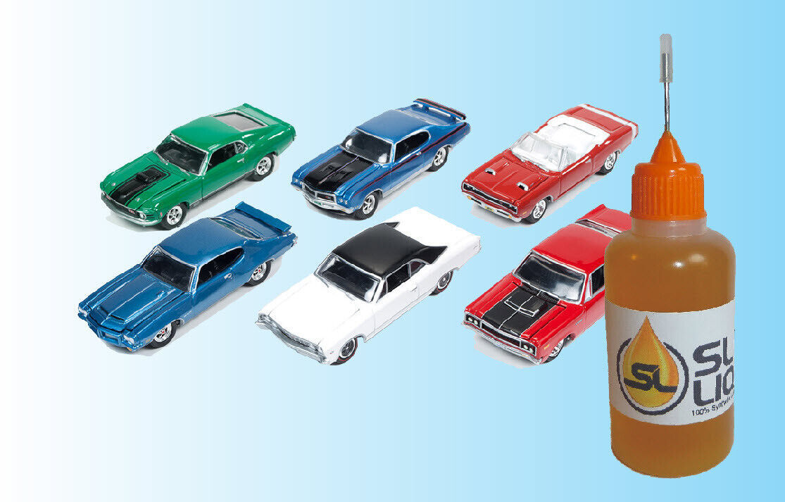 Slick Liquid Lube Bearings 100% Synthetic Oil for Johnny Lightning or any Toys - £7.64 GBP - £11.39 GBP