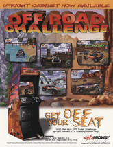 Off Road Challenge Arcade FLYER Original UNUSED 1997 Upright Video Game Art - £11.72 GBP