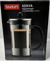 NEW BODUM Kenya 8 Cup Kitchen French Press Coffee Maker 34 Fl Oz BLK 117... - £15.58 GBP
